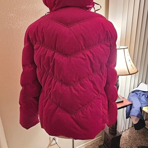 HOT PINK CALVIN KLEIN SKI PUFFER JACKET - Picture 3 of 9